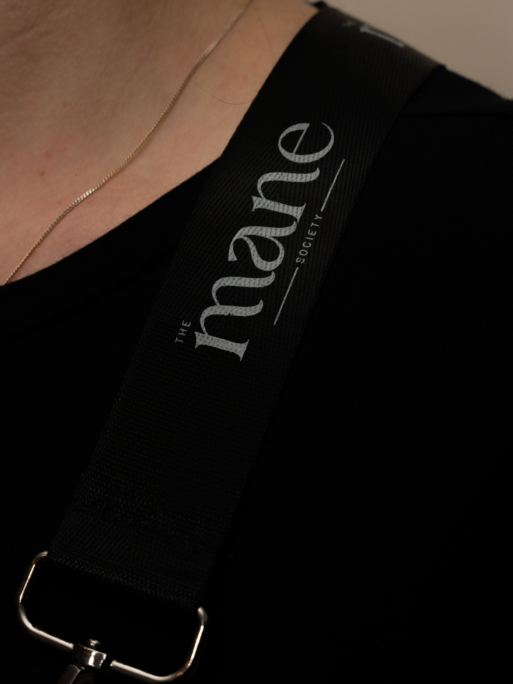 PU Faux Leather Apron - Black