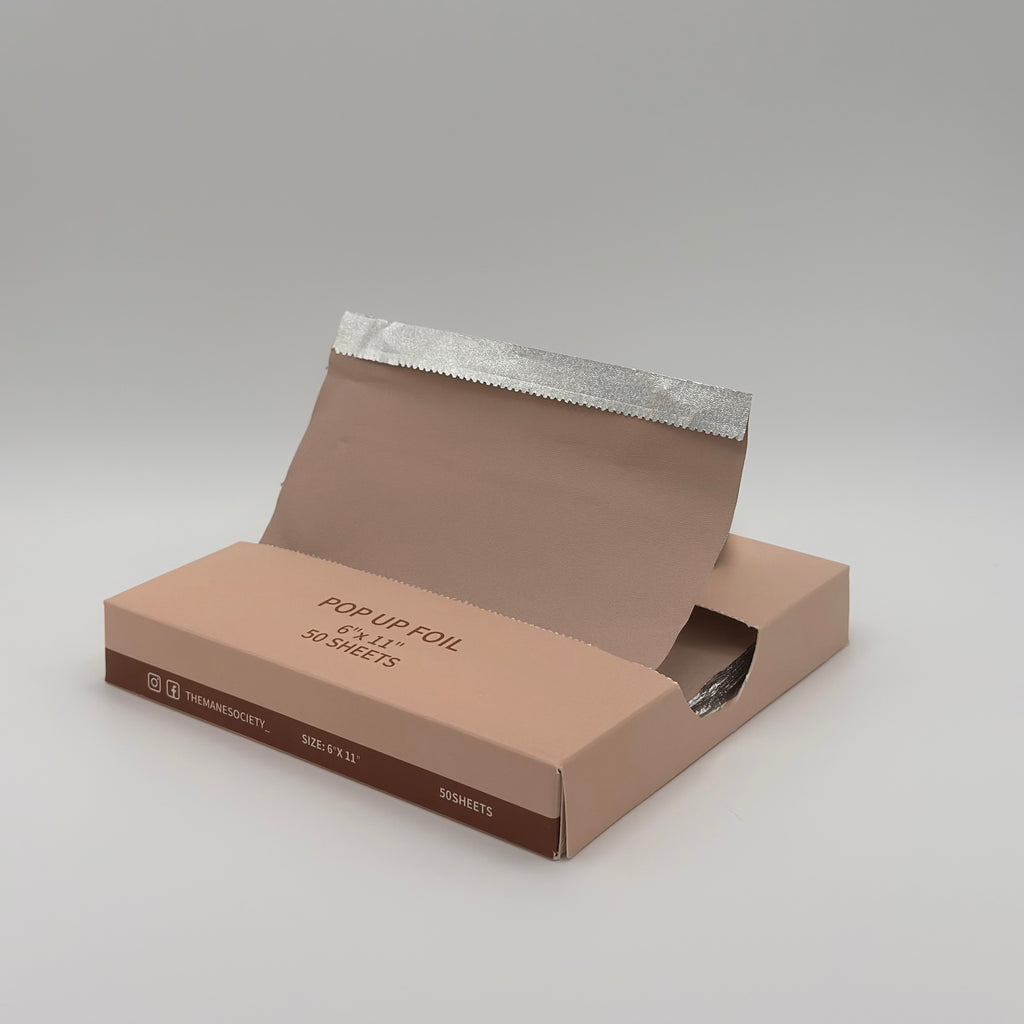 Sample Boxes - Pop-Up Hairdressing Foil – Muted Blush (6x11”, 50 Sheets)
