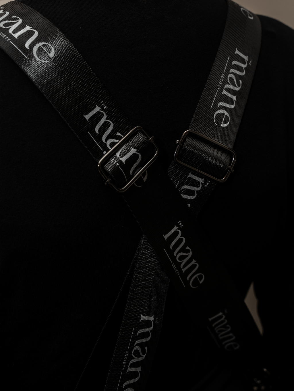 PU Faux Leather Apron - Black