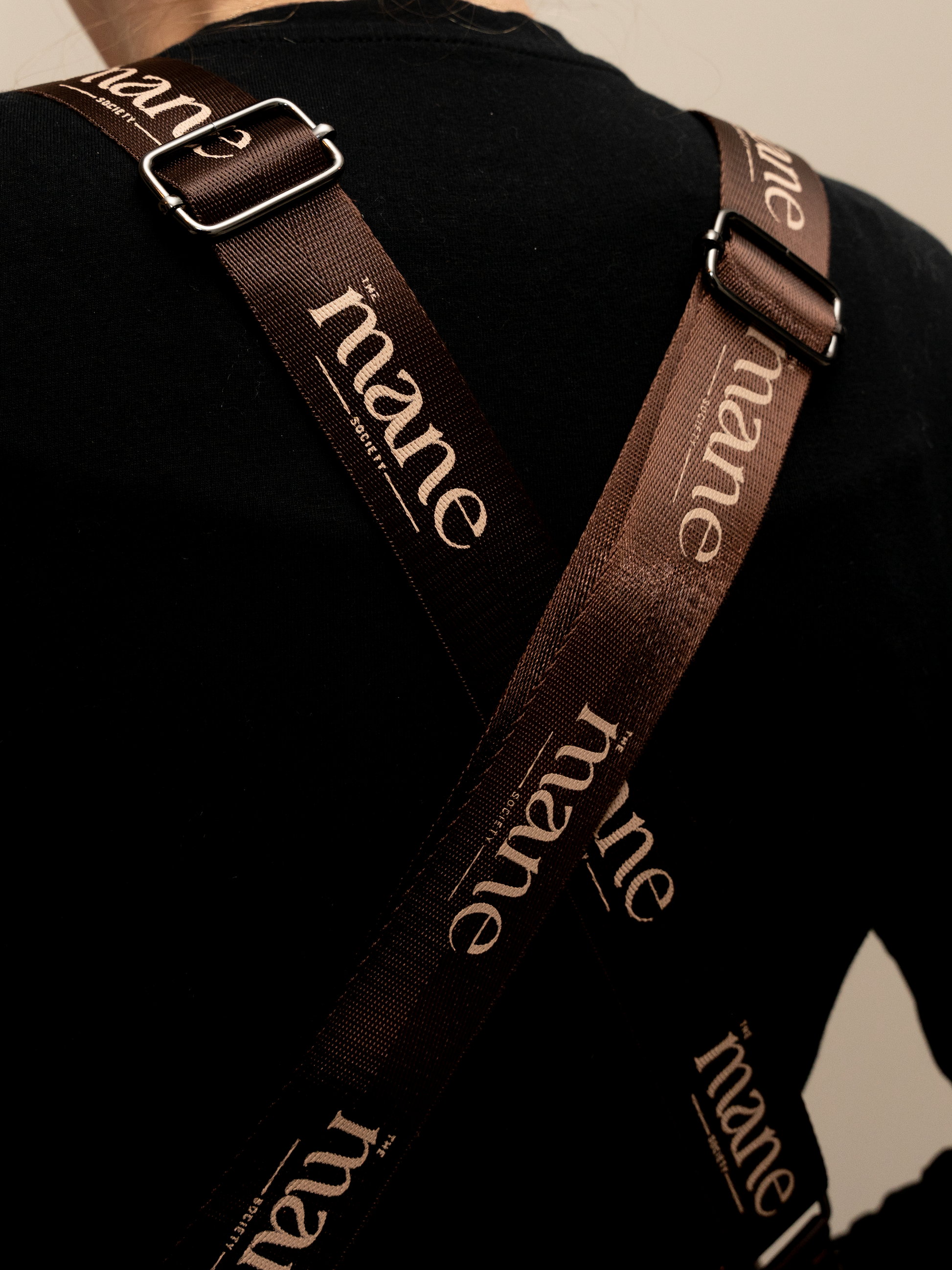 PU Faux Leather Apron - Taupe