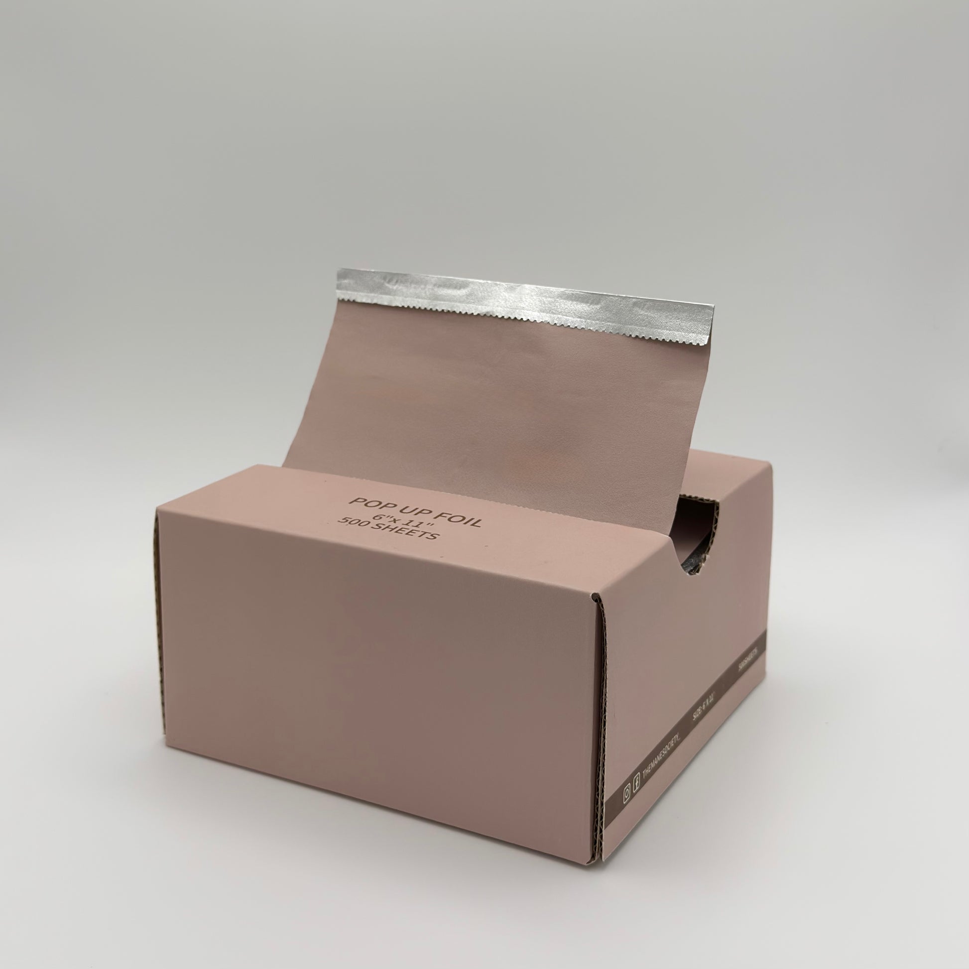 Pop-Up Hairdressing Foil – Muted Blush (6x11”, 500 Sheets)