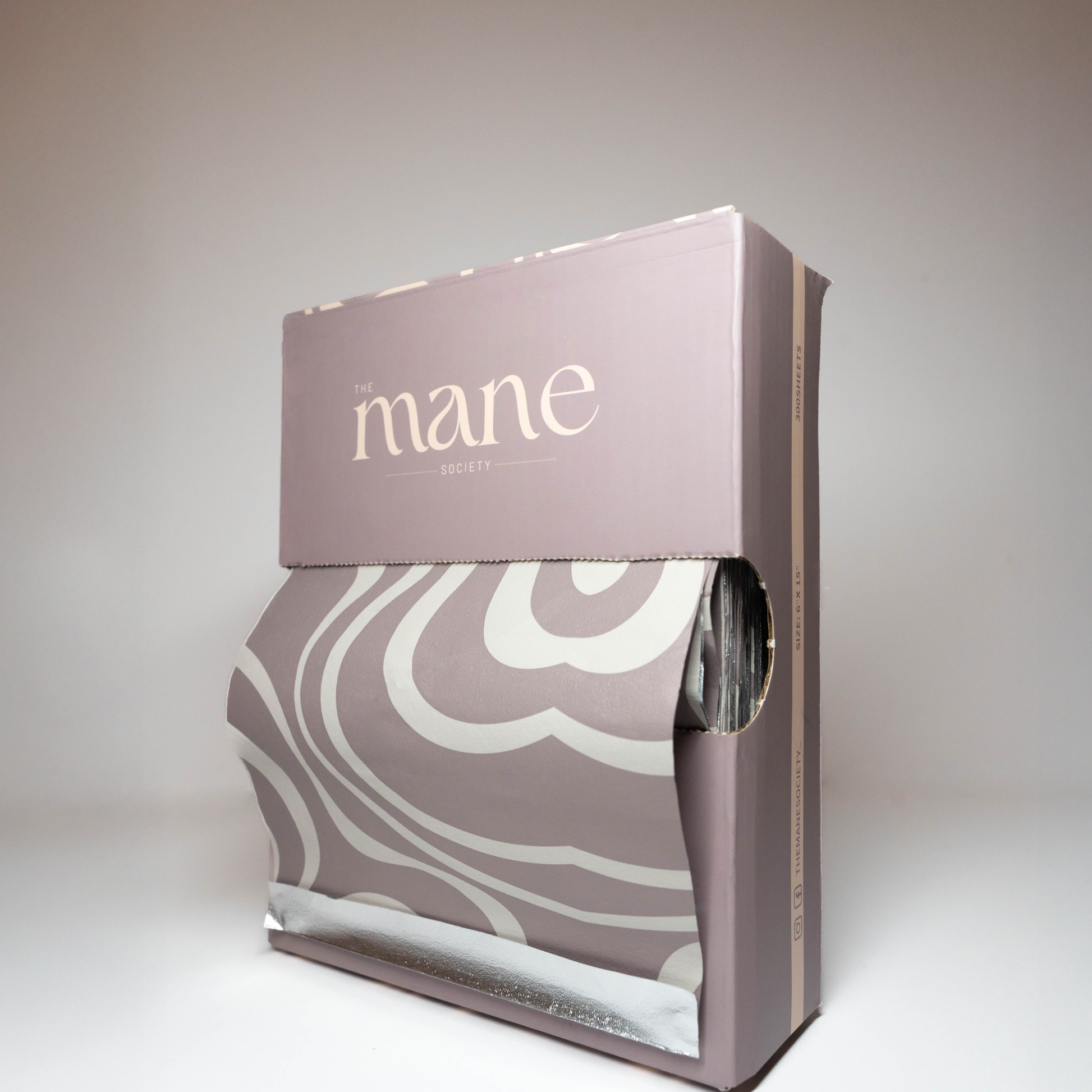 Pop-Up Hairdressing Foil – Lavender Wave (6x15”, 300 Sheets)