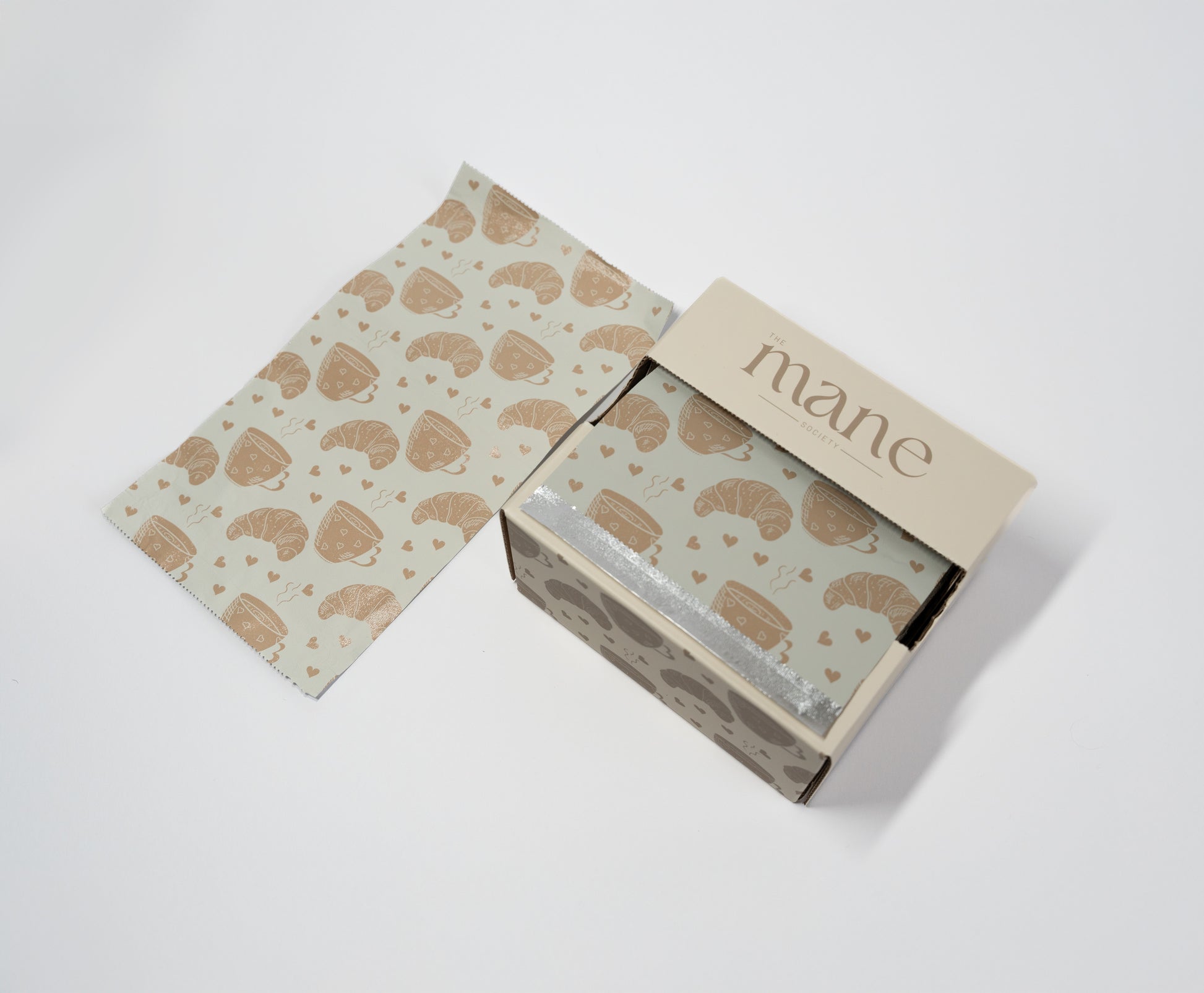 Pop-Up Hairdressing Foil – Foil au Lait Pattern (6x11”, 500 Sheets)